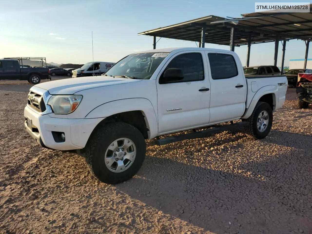 2013 Toyota Tacoma Double Cab VIN: 3TMLU4EN4DM125728 Lot: 62495585