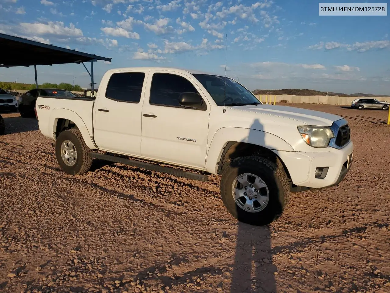 2013 Toyota Tacoma Double Cab VIN: 3TMLU4EN4DM125728 Lot: 62495585