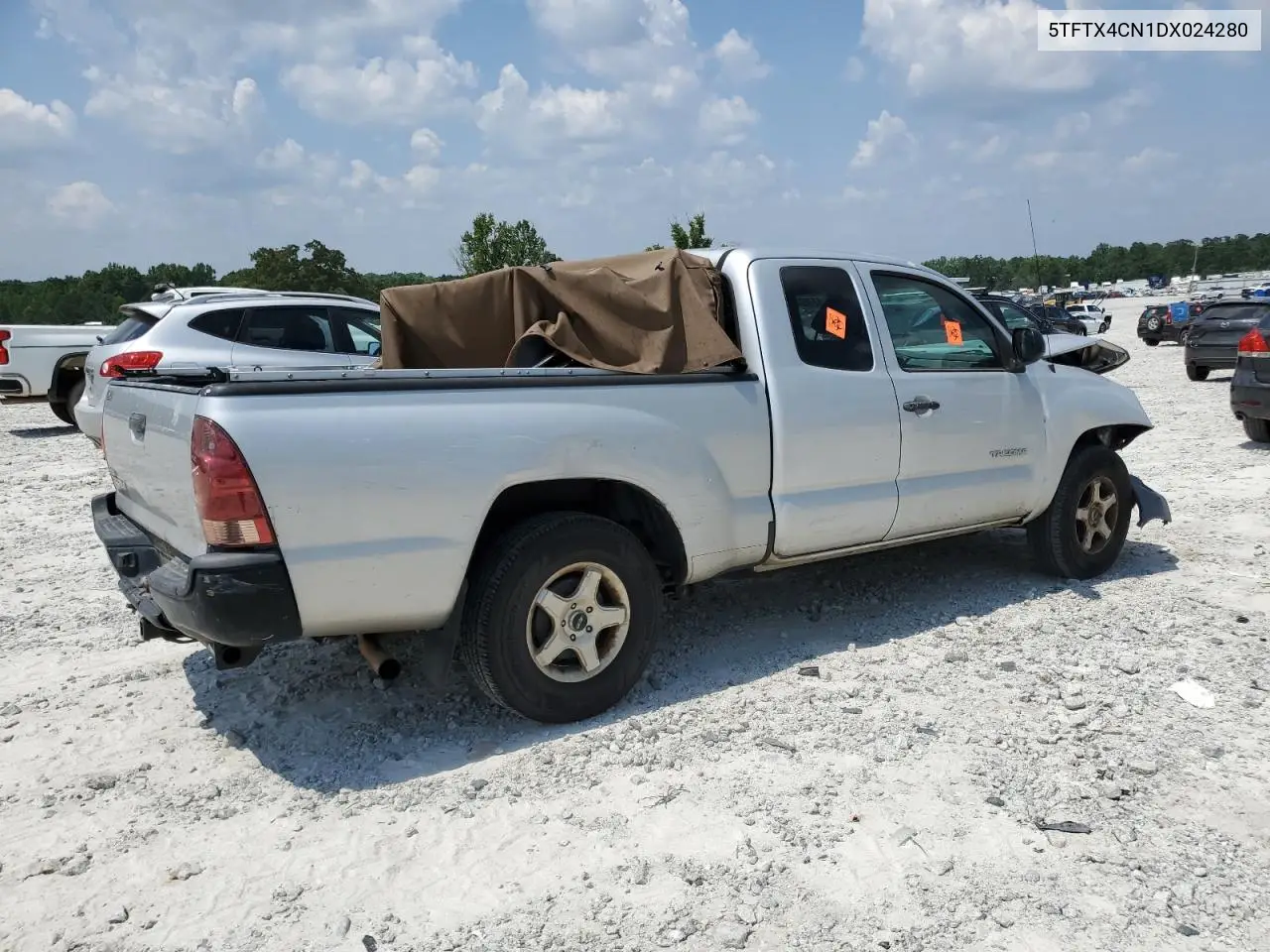 2013 Toyota Tacoma Access Cab VIN: 5TFTX4CN1DX024280 Lot: 62702405
