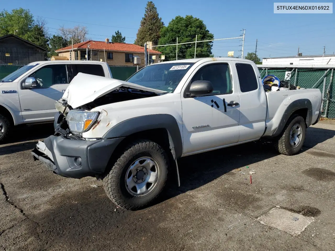 2013 Toyota Tacoma Access Cab VIN: 5TFUX4EN6DX016922 Lot: 62731105