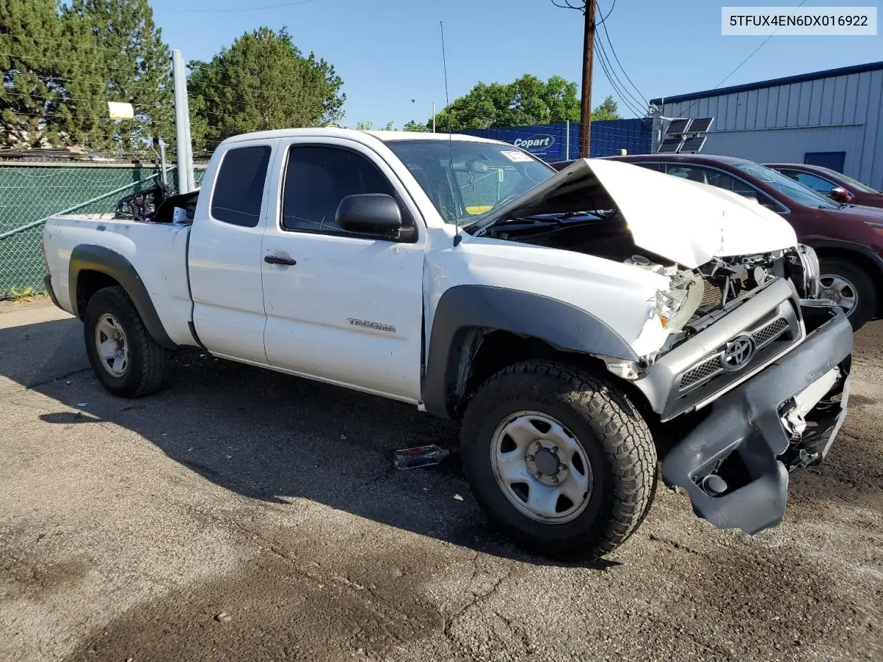 2013 Toyota Tacoma Access Cab VIN: 5TFUX4EN6DX016922 Lot: 62731105