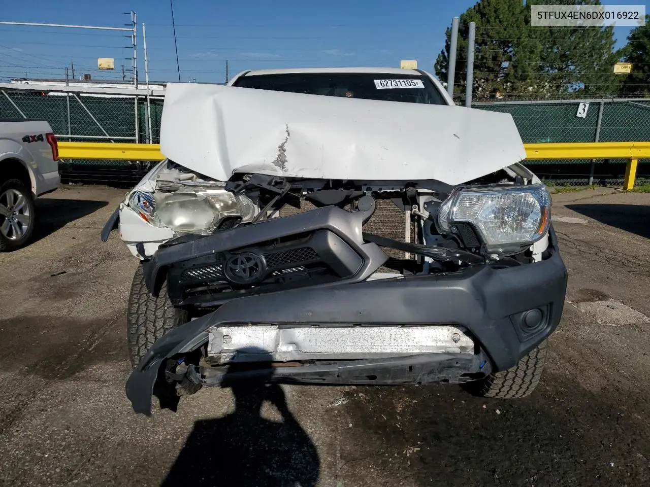 2013 Toyota Tacoma Access Cab VIN: 5TFUX4EN6DX016922 Lot: 62731105