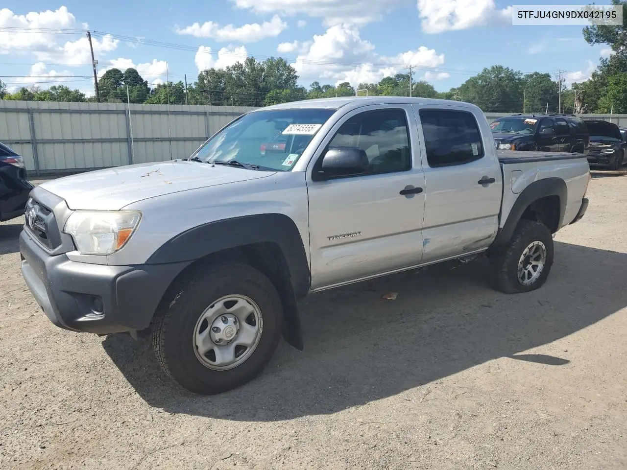 2013 Toyota Tacoma Double Cab Prerunner VIN: 5TFJU4GN9DX042195 Lot: 62745555