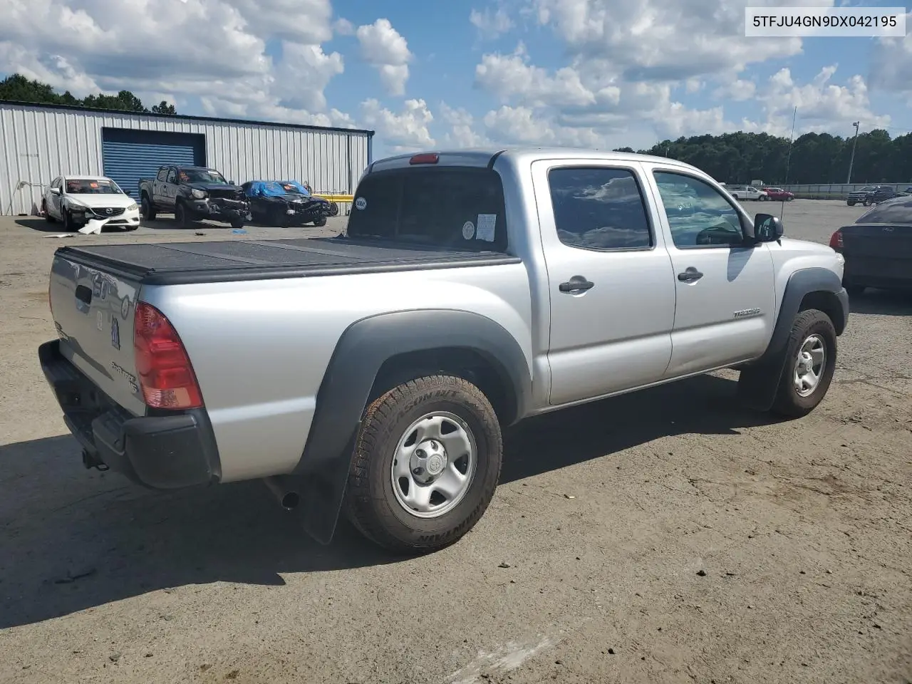 2013 Toyota Tacoma Double Cab Prerunner VIN: 5TFJU4GN9DX042195 Lot: 62745555