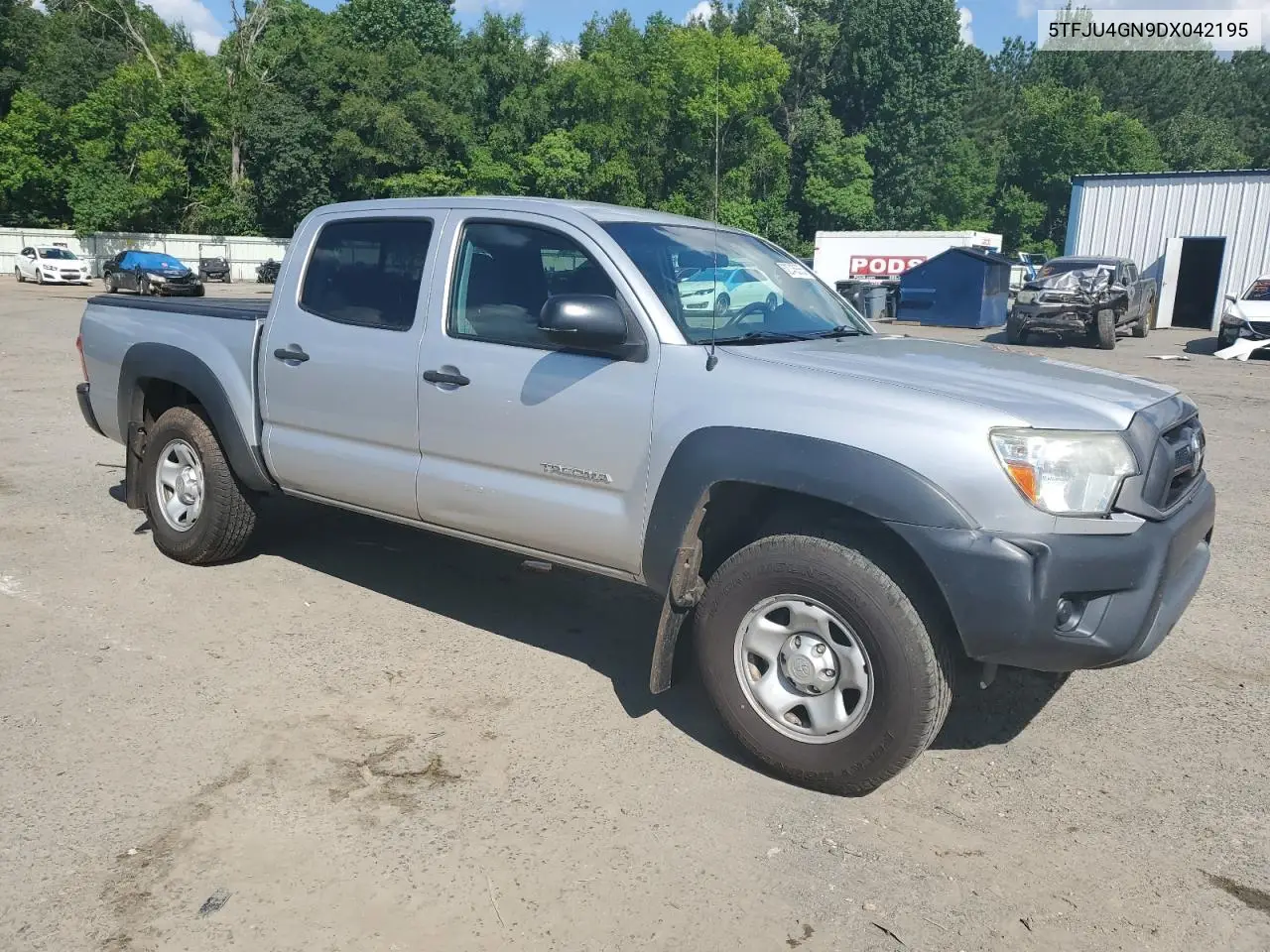 2013 Toyota Tacoma Double Cab Prerunner VIN: 5TFJU4GN9DX042195 Lot: 62745555