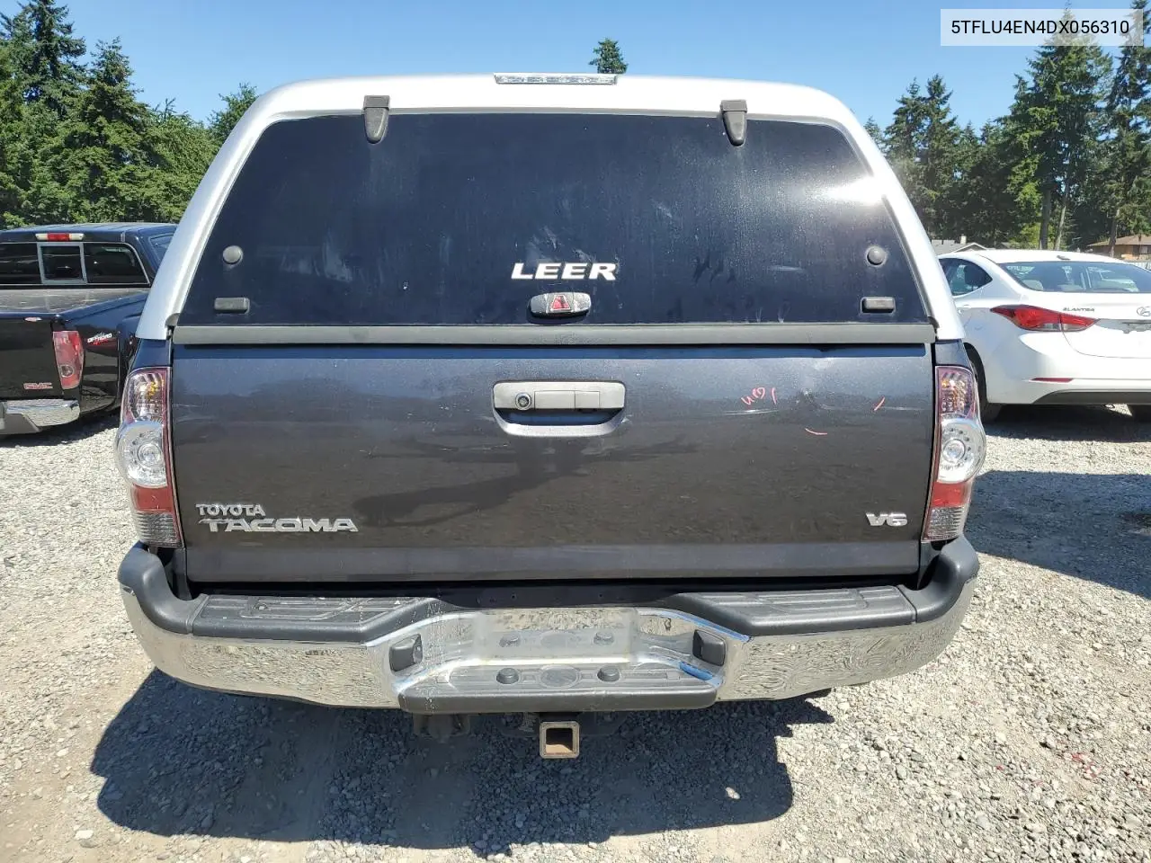 2013 Toyota Tacoma Double Cab VIN: 5TFLU4EN4DX056310 Lot: 63026115