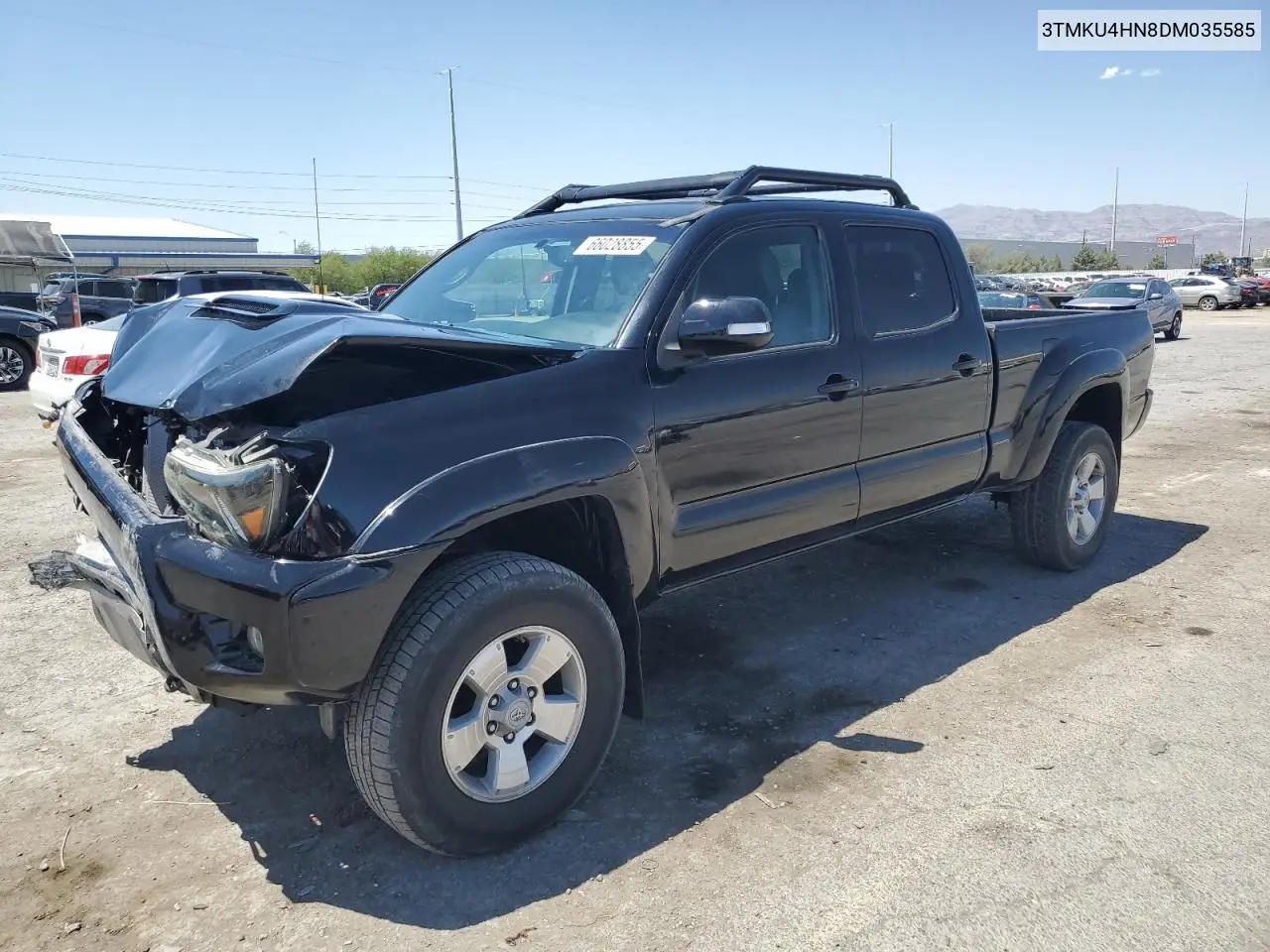 2013 Toyota Tacoma Double Cab Prerunner Long Bed VIN: 3TMKU4HN8DM035585 Lot: 66028855