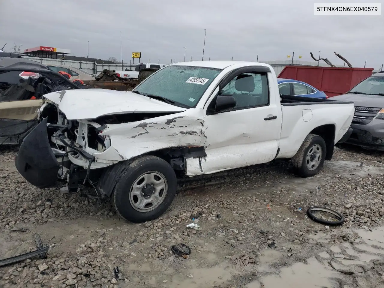 2014 Toyota Tacoma VIN: 5TFNX4CN6EX040579 Lot: 42557045