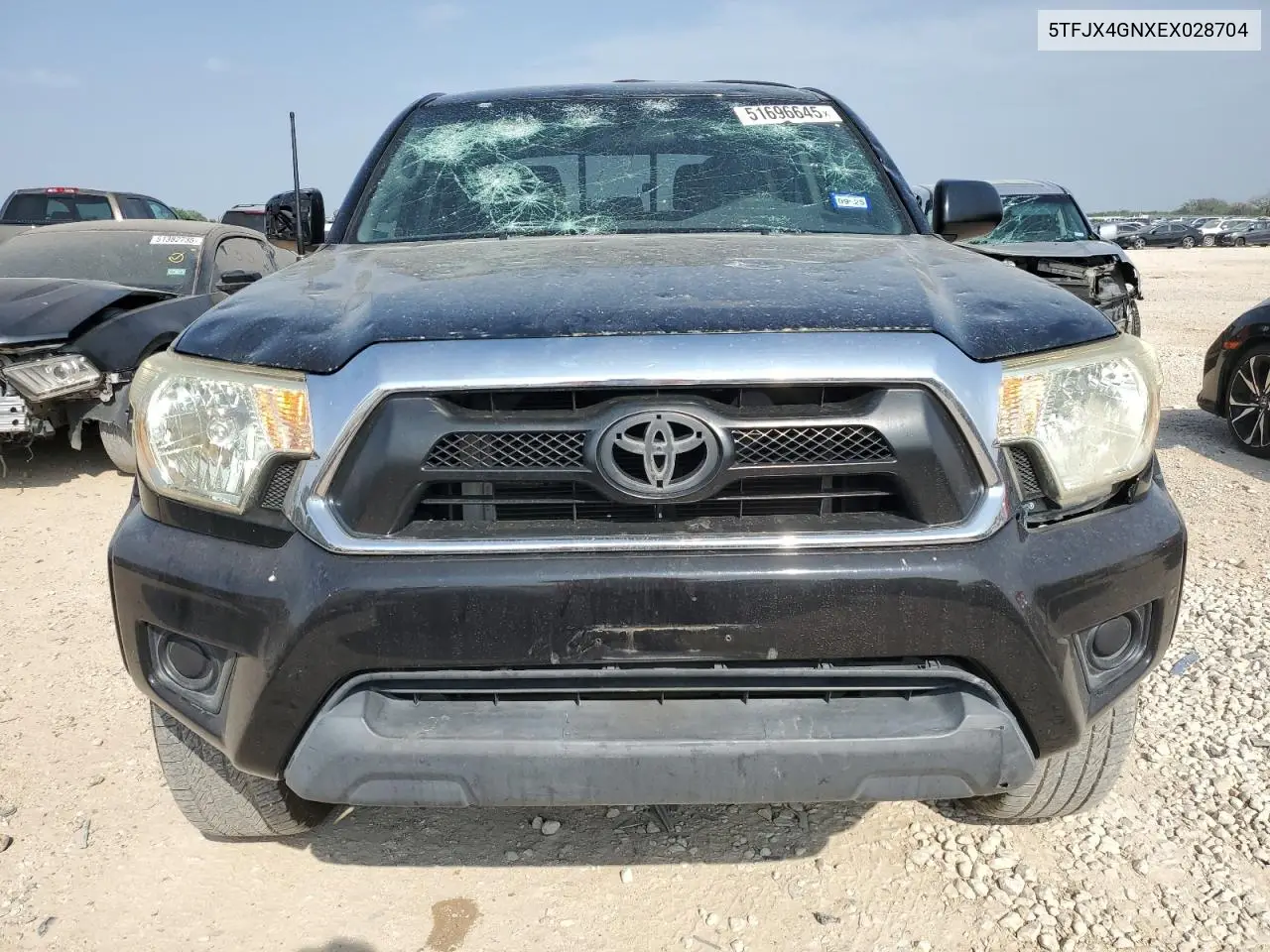 2014 Toyota Tacoma Double Cab VIN: 5TFJX4GNXEX028704 Lot: 51696645