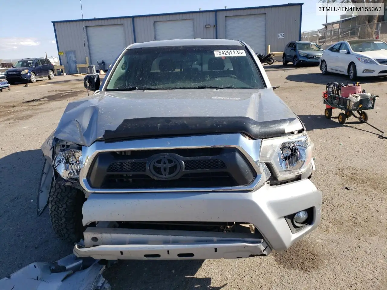 2014 Toyota Tacoma Double Cab VIN: 3TMLU4EN4EM155362 Lot: 54262235