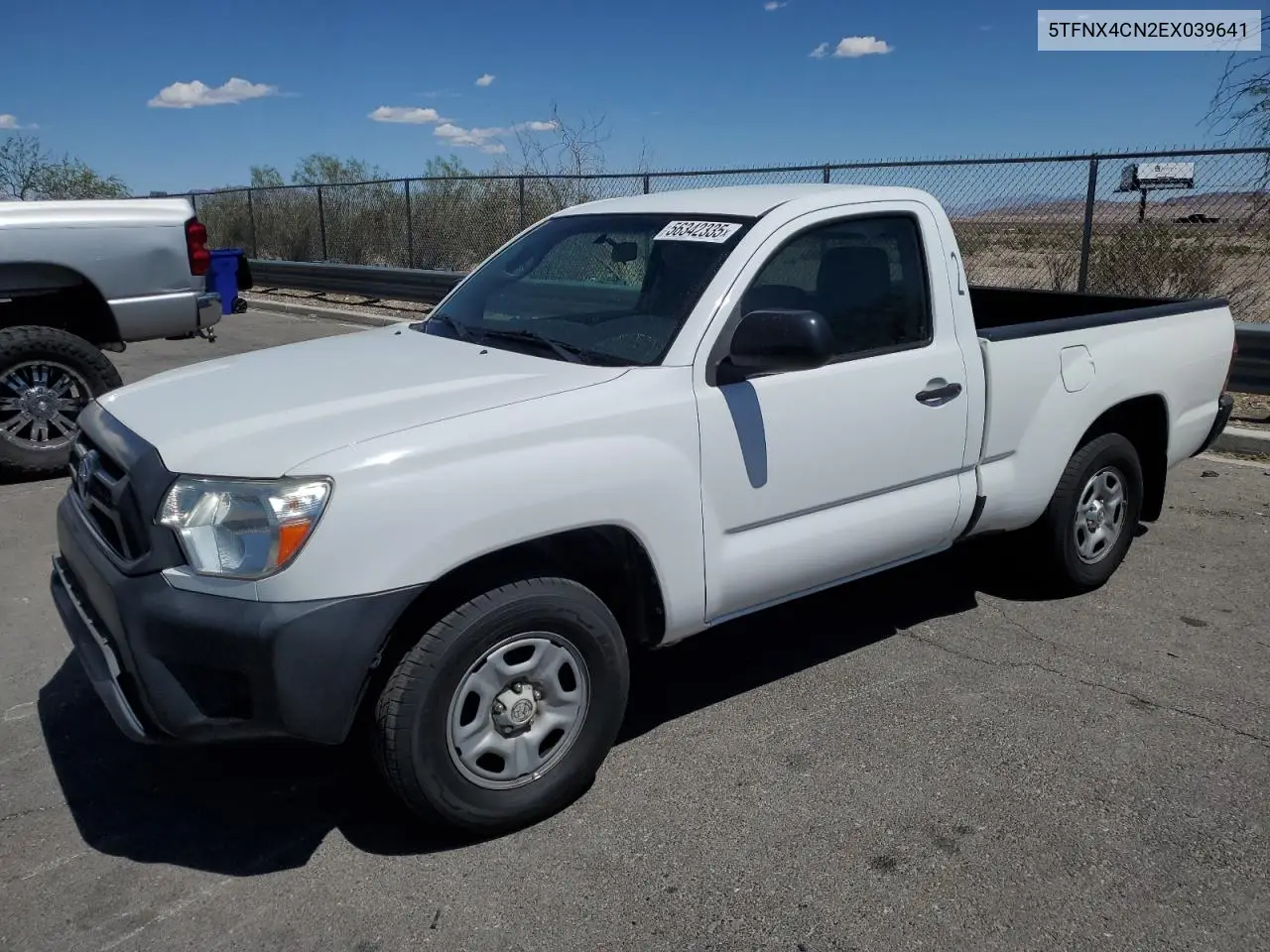 2014 Toyota Tacoma VIN: 5TFNX4CN2EX039641 Lot: 56342335