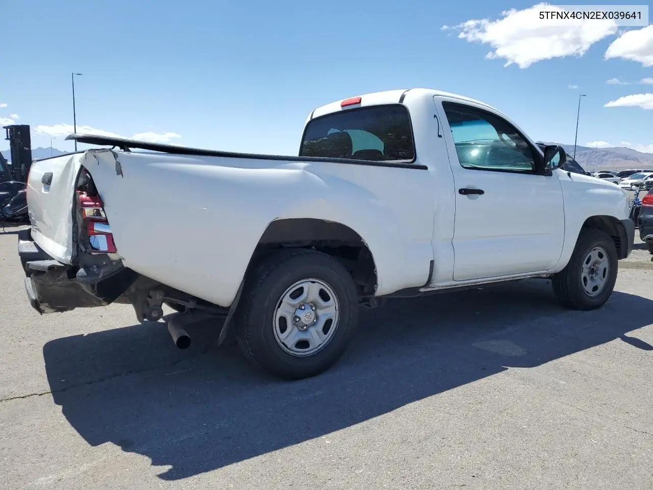 2014 Toyota Tacoma VIN: 5TFNX4CN2EX039641 Lot: 56342335
