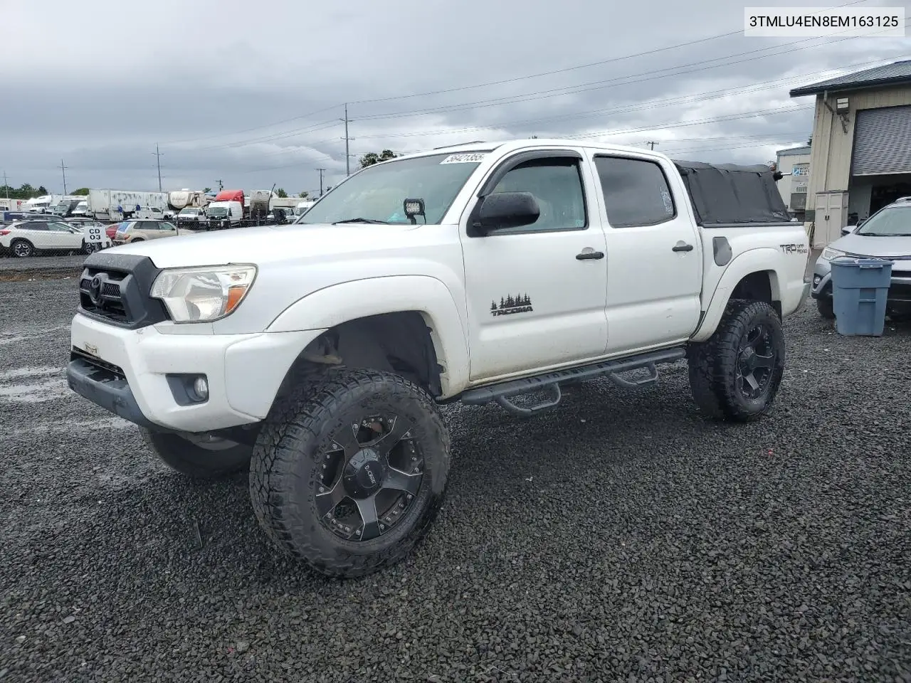 2014 Toyota Tacoma Double Cab VIN: 3TMLU4EN8EM163125 Lot: 56421355
