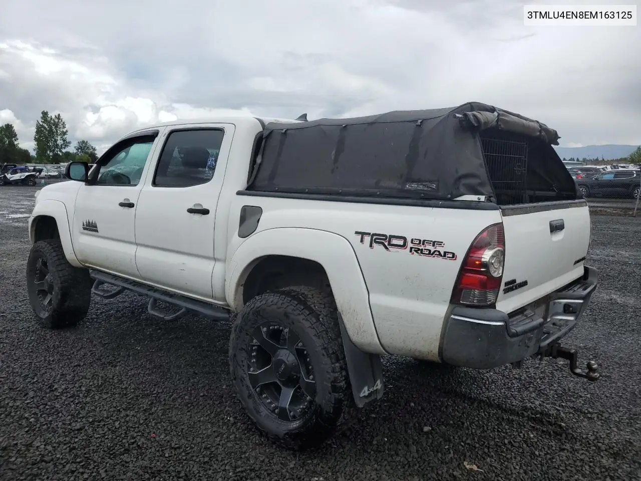 2014 Toyota Tacoma Double Cab VIN: 3TMLU4EN8EM163125 Lot: 56421355