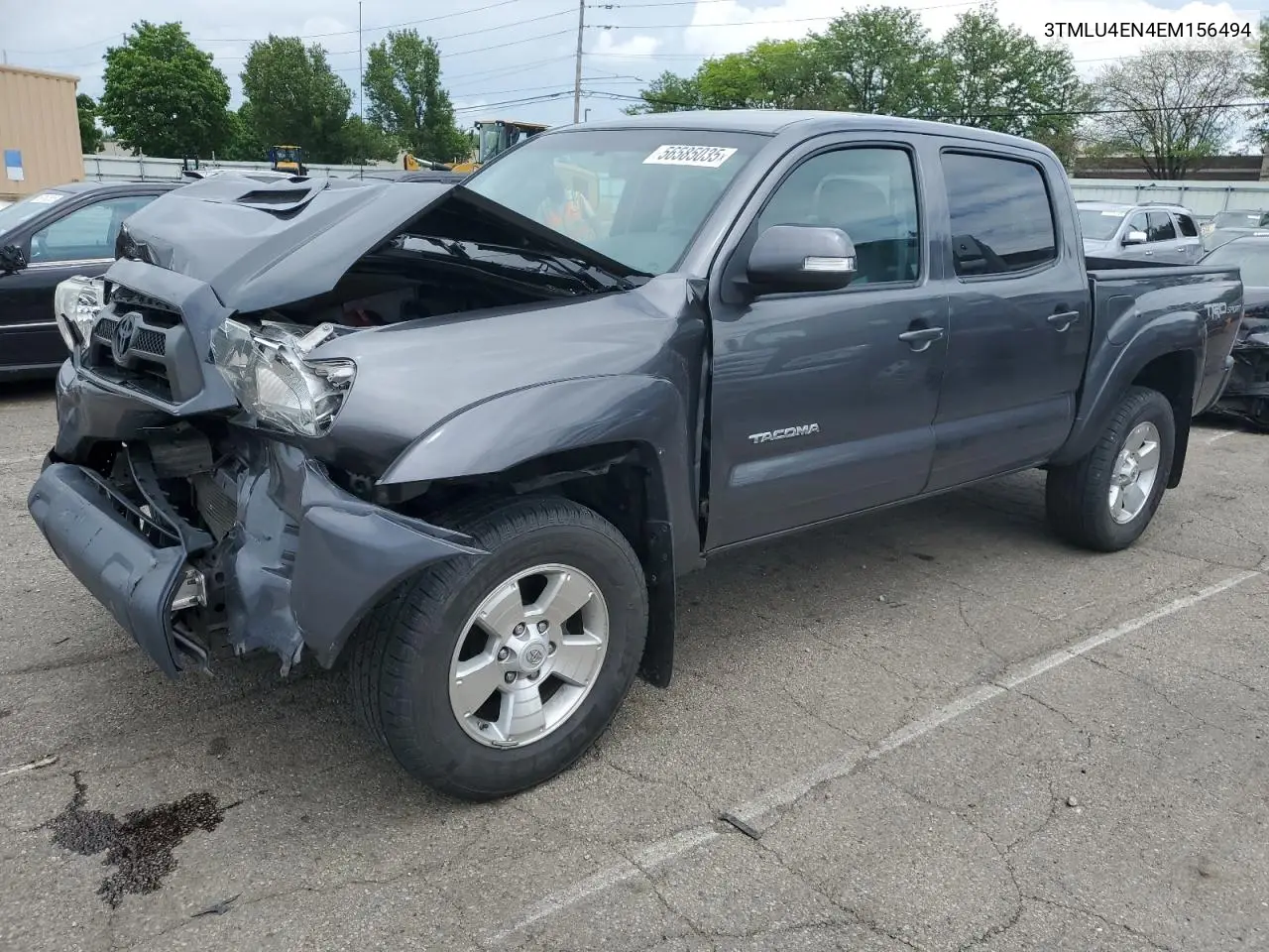 2014 Toyota Tacoma Double Cab VIN: 3TMLU4EN4EM156494 Lot: 56585035