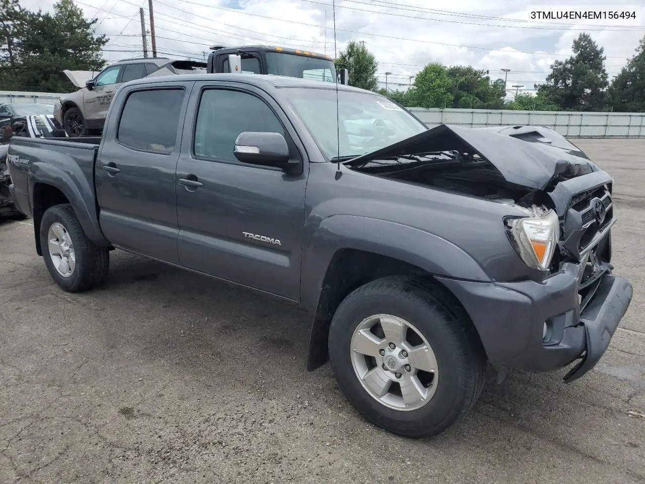 2014 Toyota Tacoma Double Cab VIN: 3TMLU4EN4EM156494 Lot: 56585035