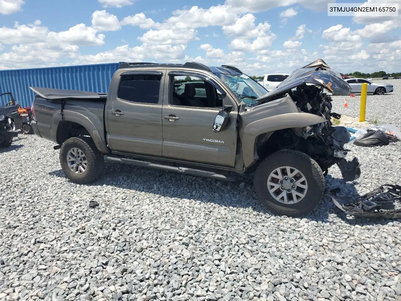 2014 Toyota Tacoma Double Cab Prerunner VIN: 3TMJU4GN2EM165750 Lot: 56969605