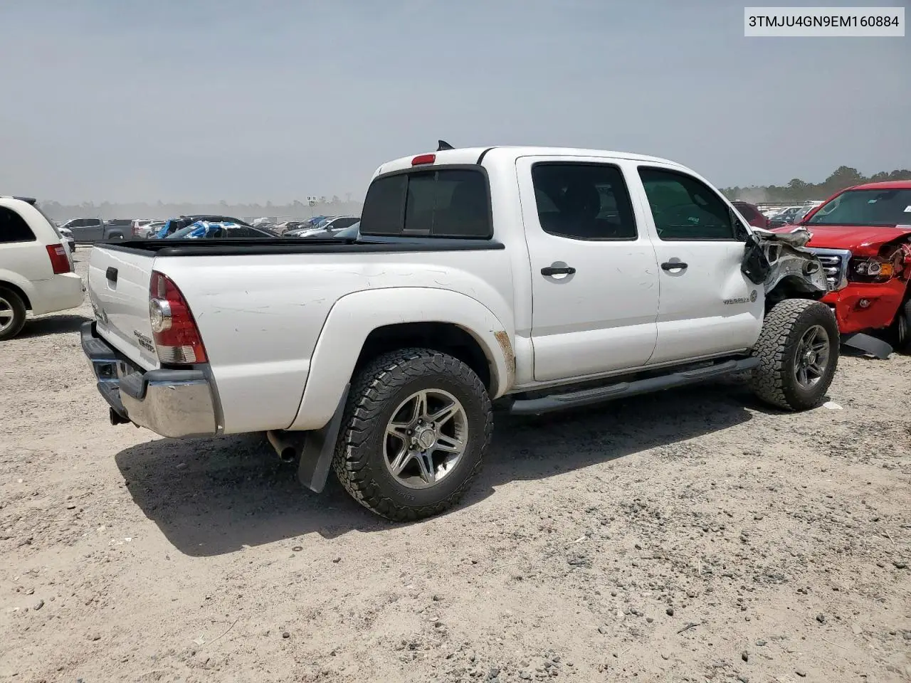 2014 Toyota Tacoma Double Cab Prerunner VIN: 3TMJU4GN9EM160884 Lot: 57146875