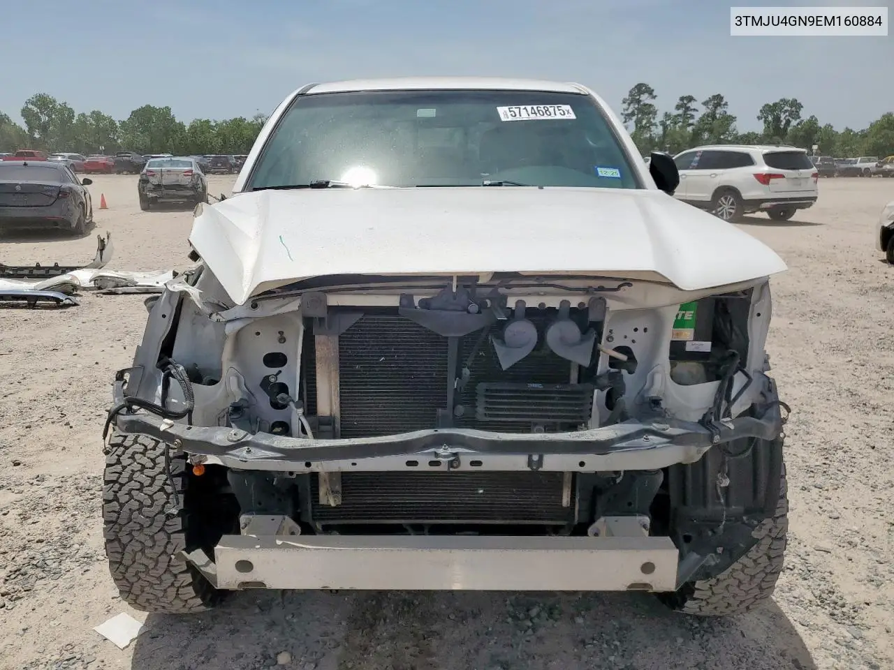 2014 Toyota Tacoma Double Cab Prerunner VIN: 3TMJU4GN9EM160884 Lot: 57146875