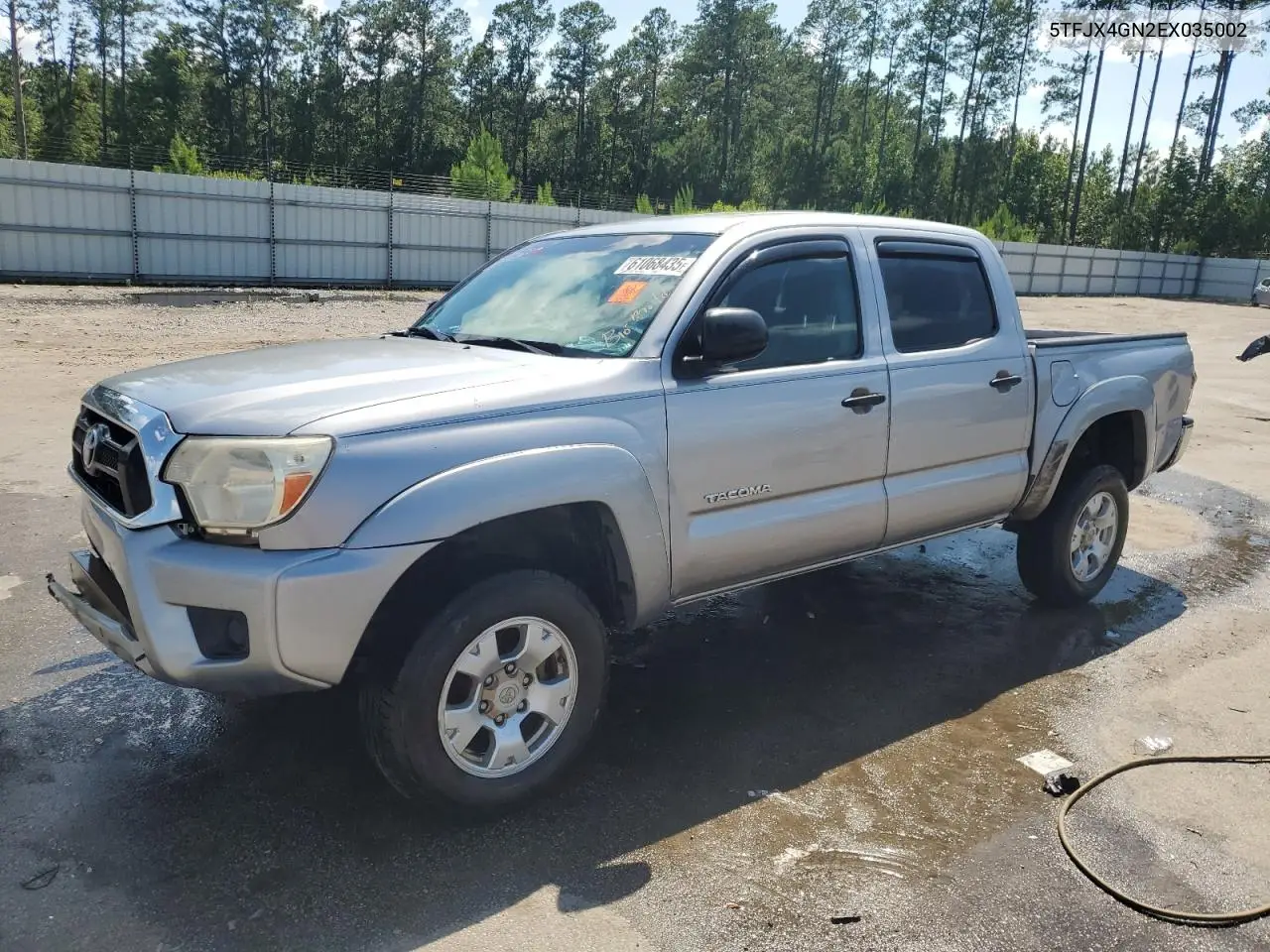 2014 Toyota Tacoma Double Cab VIN: 5TFJX4GN2EX035002 Lot: 61068435