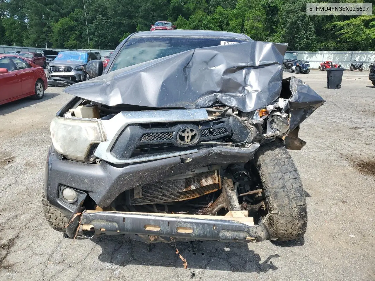 2014 Toyota Tacoma Double Cab Long Bed VIN: 5TFMU4FN3EX025697 Lot: 62146895