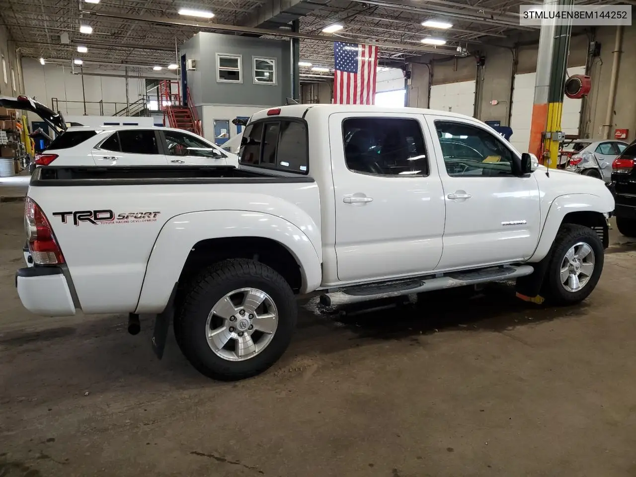 2014 Toyota Tacoma Double Cab VIN: 3TMLU4EN8EM144252 Lot: 62678225