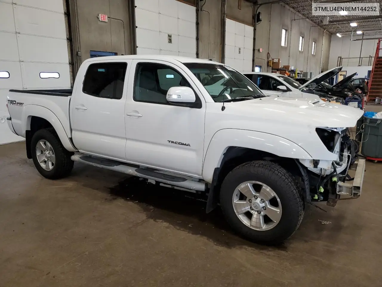 2014 Toyota Tacoma Double Cab VIN: 3TMLU4EN8EM144252 Lot: 62678225