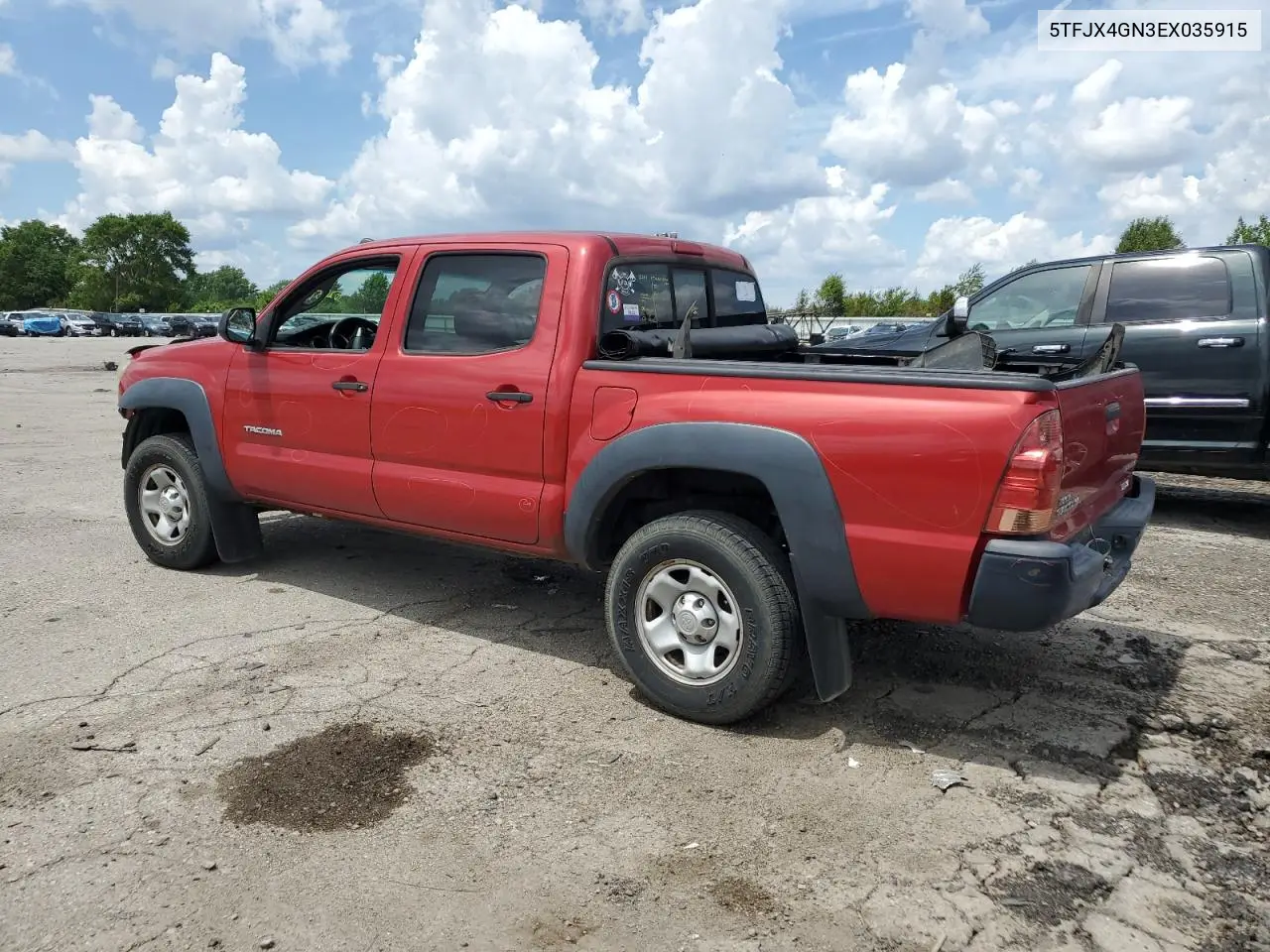 2014 Toyota Tacoma Double Cab VIN: 5TFJX4GN3EX035915 Lot: 62687975
