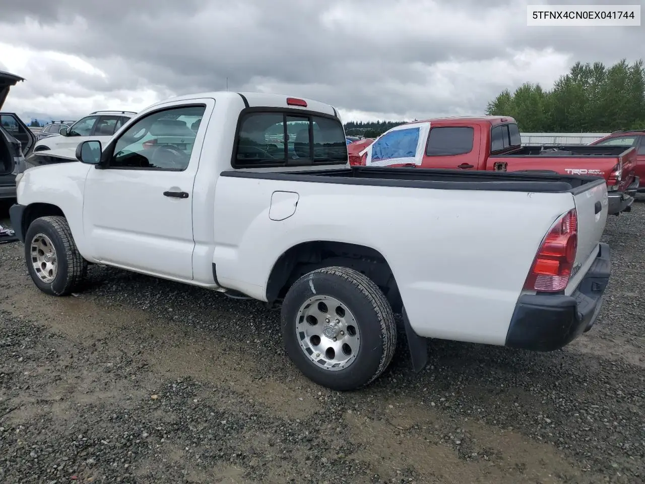 2014 Toyota Tacoma VIN: 5TFNX4CN0EX041744 Lot: 62812835