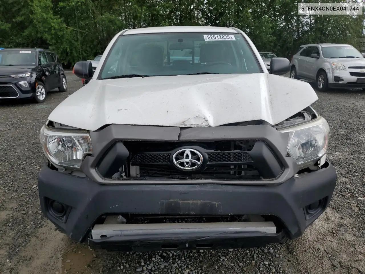 2014 Toyota Tacoma VIN: 5TFNX4CN0EX041744 Lot: 62812835