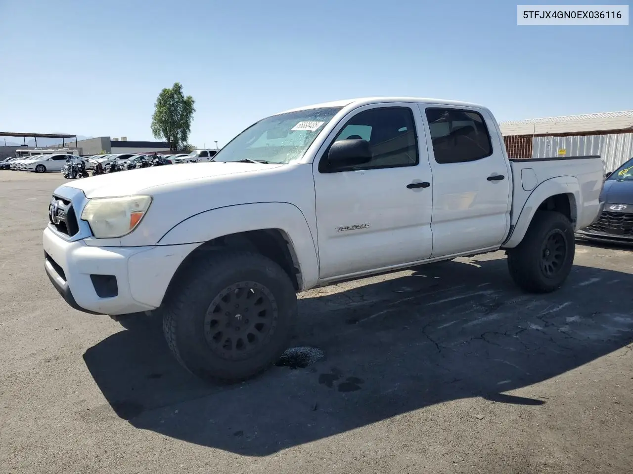 2014 Toyota Tacoma Double Cab VIN: 5TFJX4GN0EX036116 Lot: 65888485
