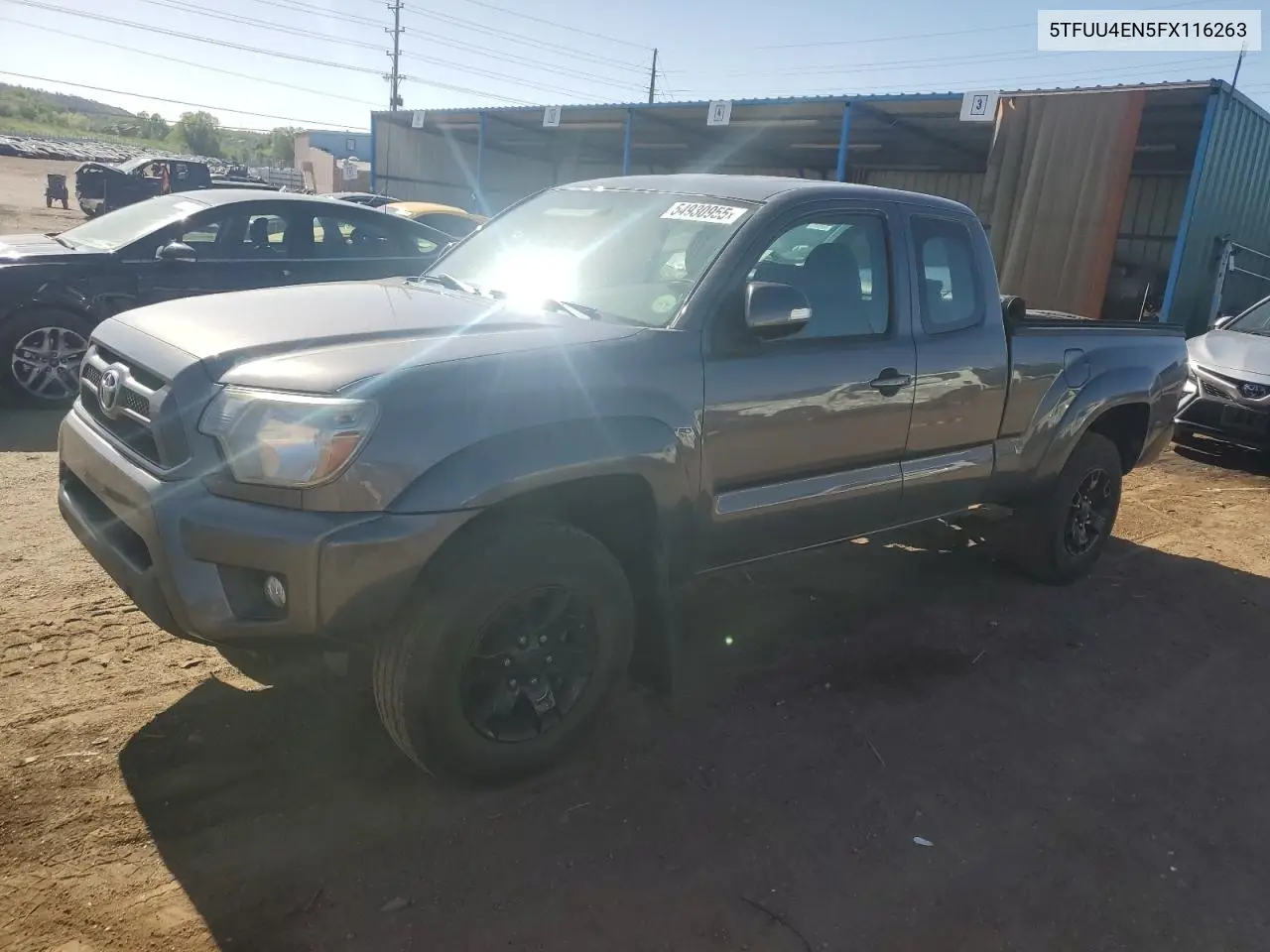 2015 Toyota Tacoma Access Cab VIN: 5TFUU4EN5FX116263 Lot: 54930955