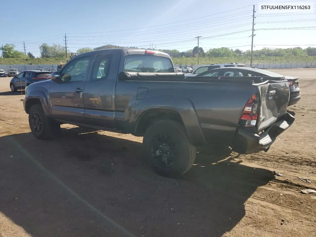 2015 Toyota Tacoma Access Cab VIN: 5TFUU4EN5FX116263 Lot: 54930955