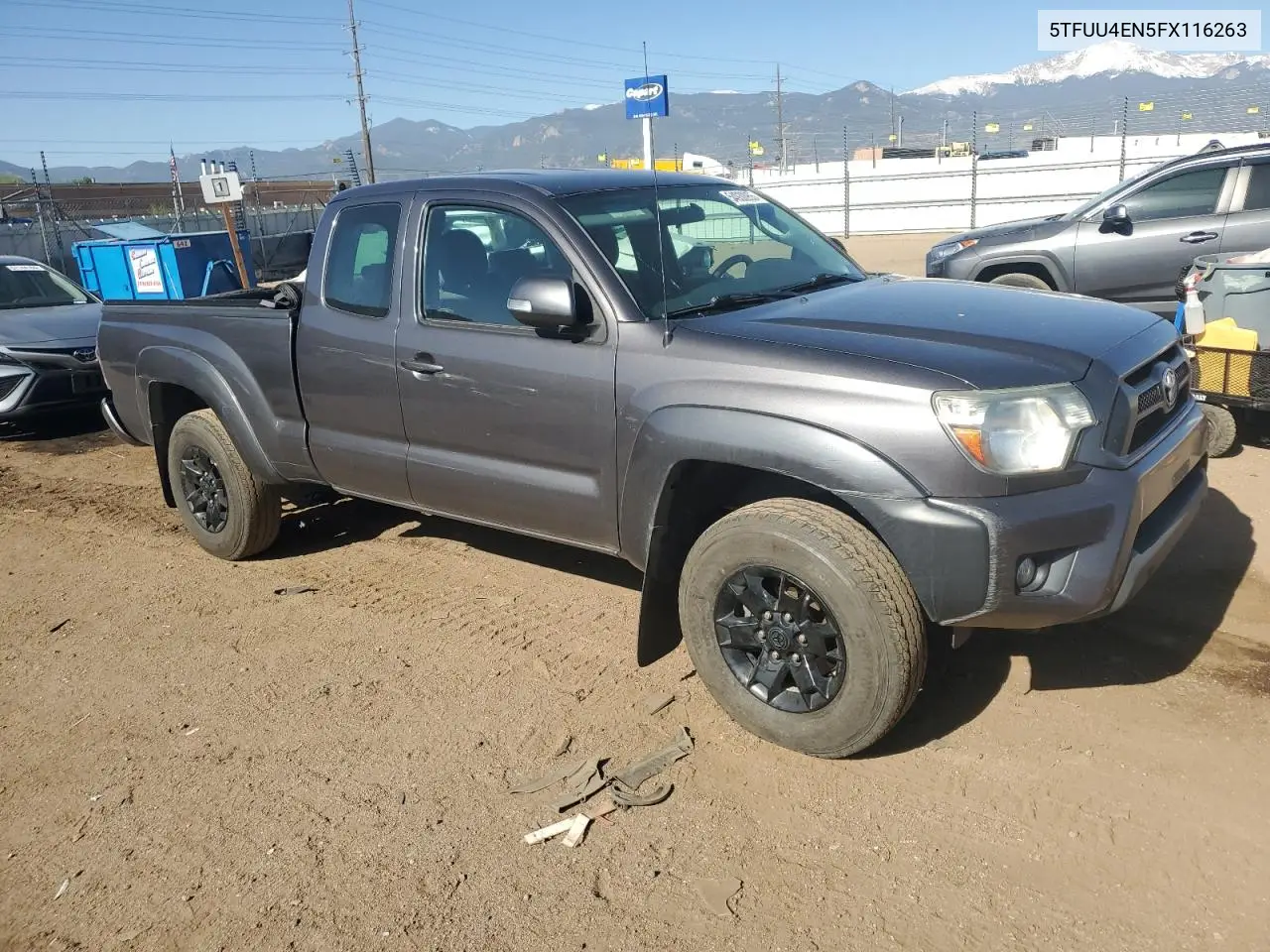 2015 Toyota Tacoma Access Cab VIN: 5TFUU4EN5FX116263 Lot: 54930955
