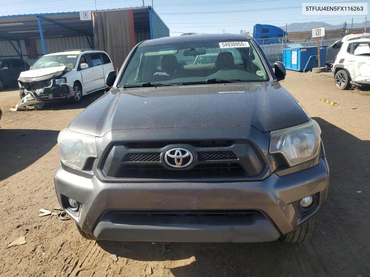 2015 Toyota Tacoma Access Cab VIN: 5TFUU4EN5FX116263 Lot: 54930955