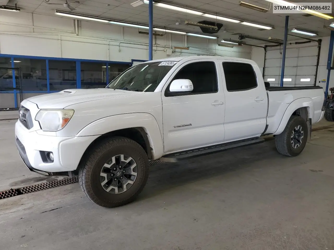 2015 Toyota Tacoma Double Cab Long Bed VIN: 3TMMU4FN2FM086482 Lot: 57124365
