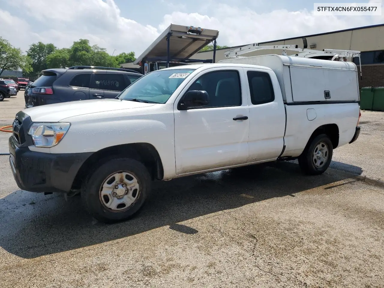 2015 Toyota Tacoma Access Cab VIN: 5TFTX4CN6FX055477 Lot: 61984295