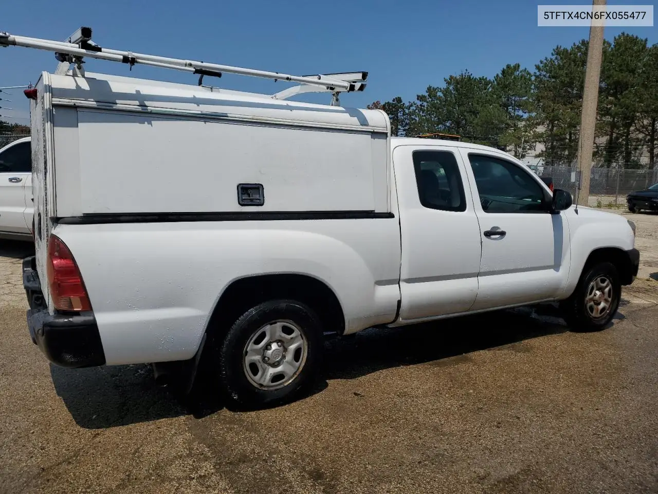 2015 Toyota Tacoma Access Cab VIN: 5TFTX4CN6FX055477 Lot: 61984295