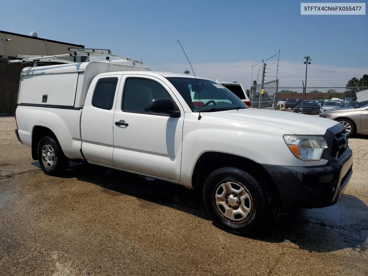 2015 Toyota Tacoma Access Cab VIN: 5TFTX4CN6FX055477 Lot: 61984295