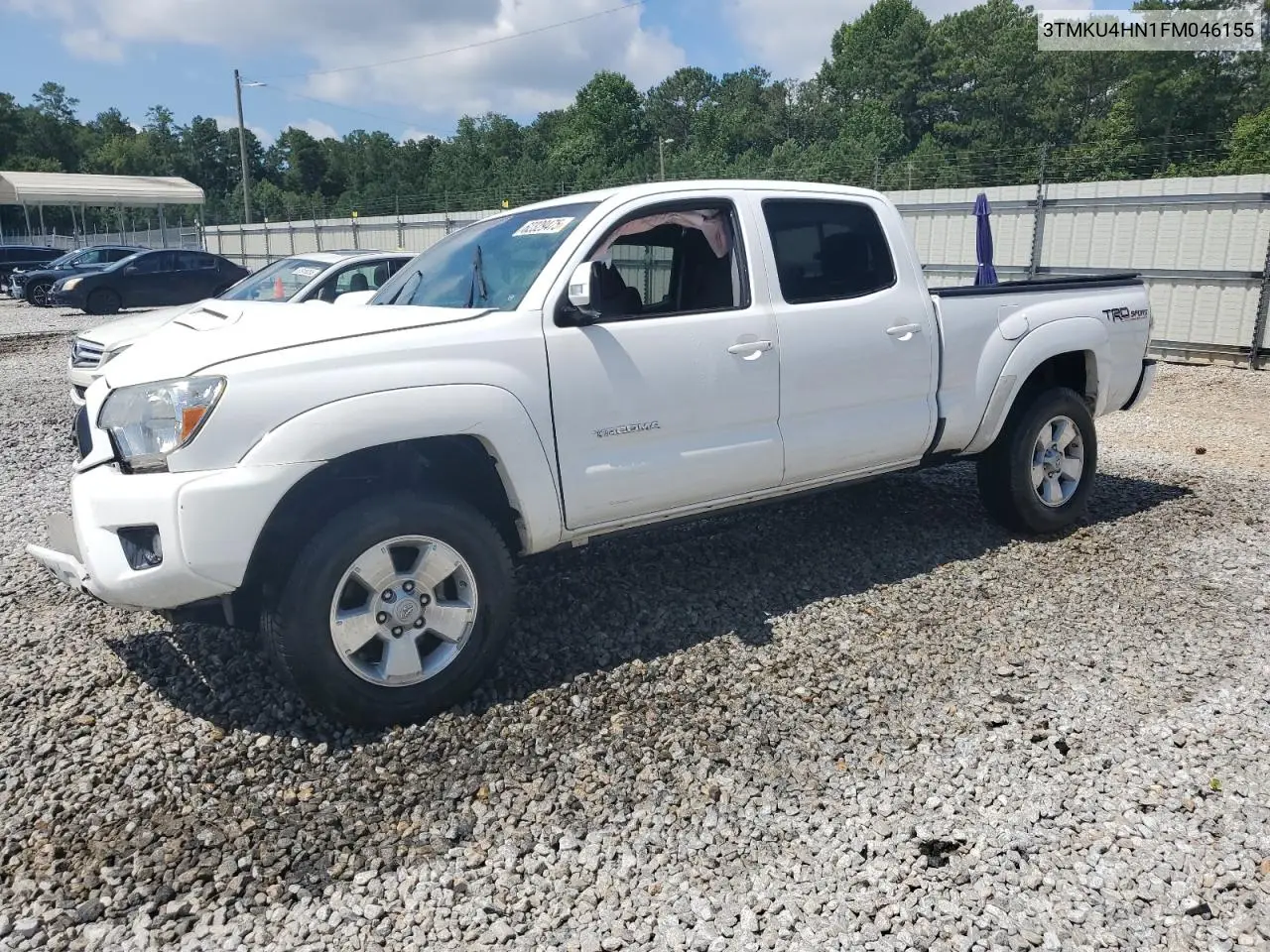 2015 Toyota Tacoma Double Cab Prerunner Long Bed VIN: 3TMKU4HN1FM046155 Lot: 62329475