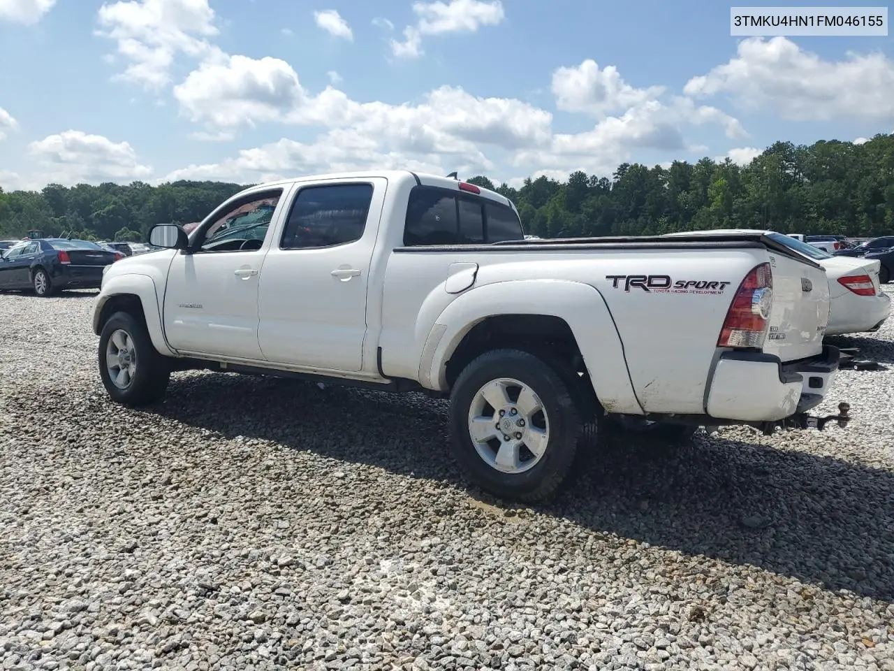2015 Toyota Tacoma Double Cab Prerunner Long Bed VIN: 3TMKU4HN1FM046155 Lot: 62329475