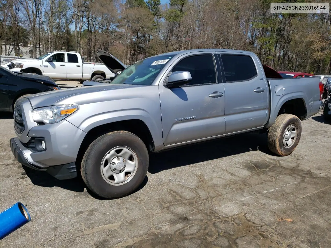 2016 Toyota Tacoma Double Cab VIN: 5TFAZ5CN2GX016944 Lot: 50182655