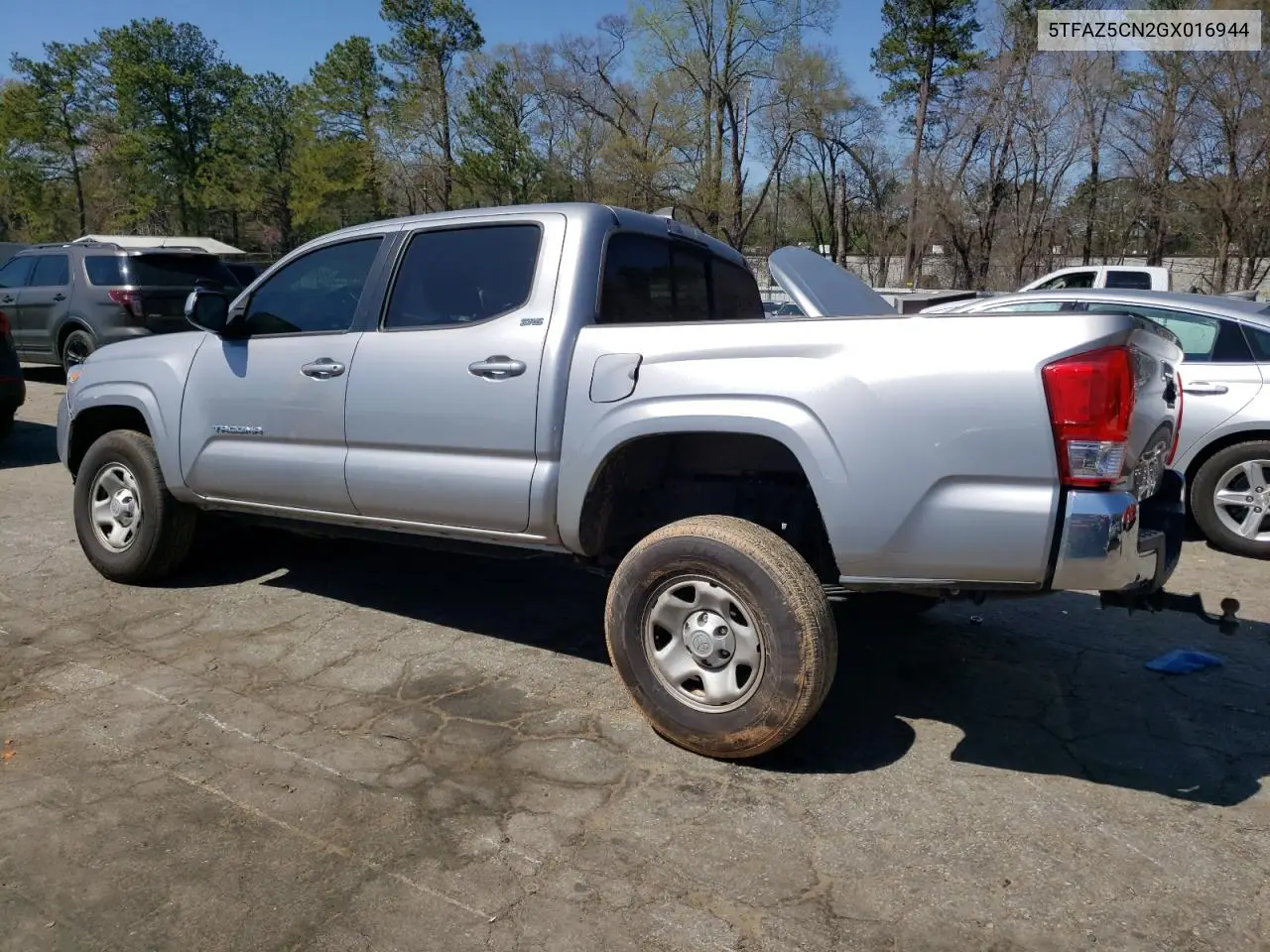 2016 Toyota Tacoma Double Cab VIN: 5TFAZ5CN2GX016944 Lot: 50182655