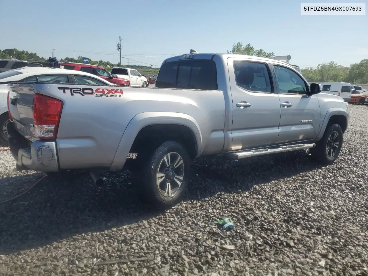 2016 Toyota Tacoma Double Cab VIN: 5TFDZ5BN4GX007693 Lot: 53741335