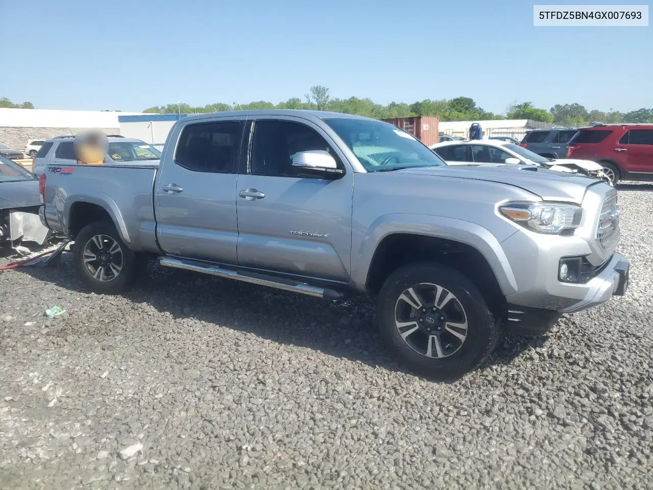 2016 Toyota Tacoma Double Cab VIN: 5TFDZ5BN4GX007693 Lot: 53741335
