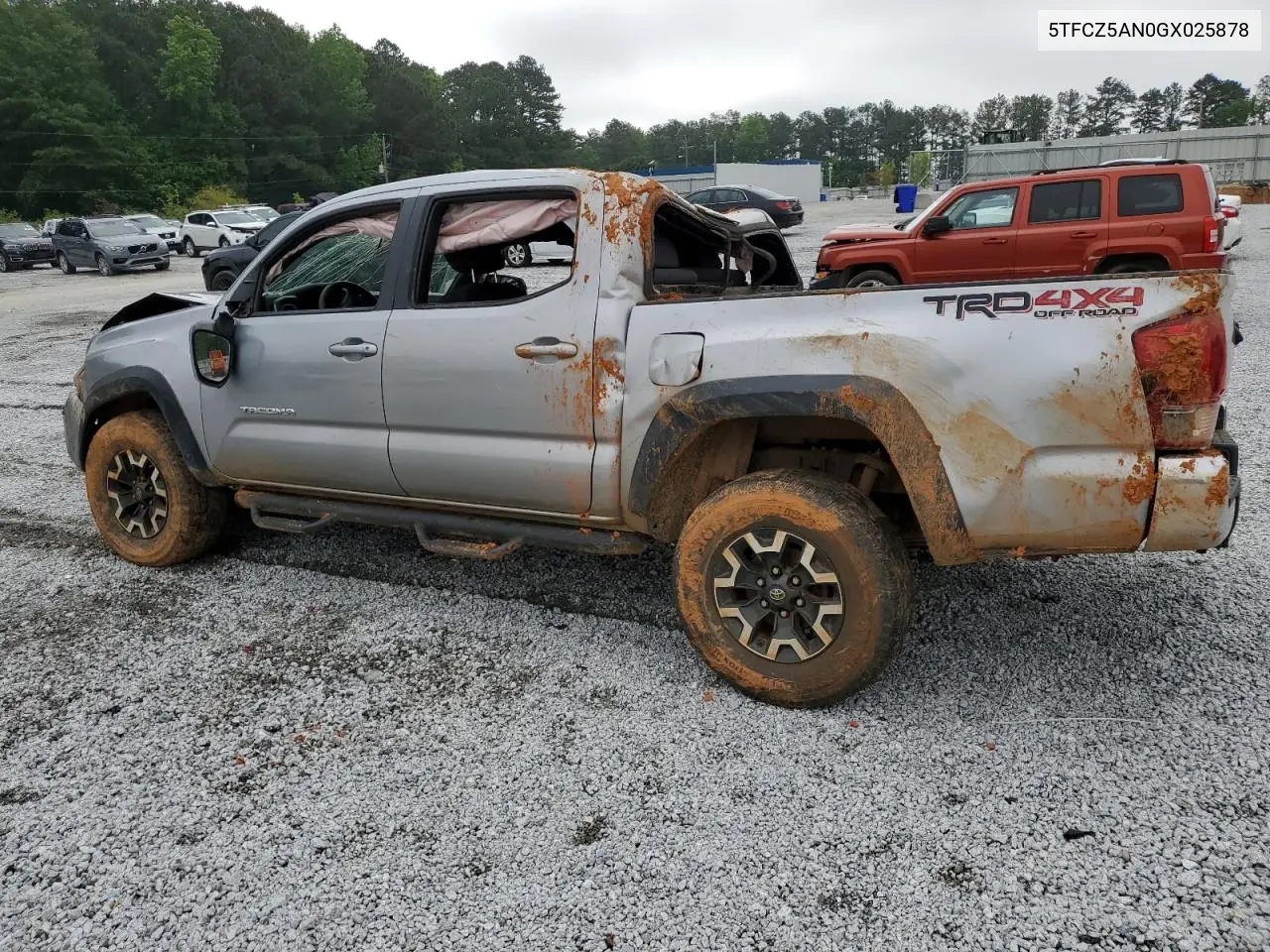 2016 Toyota Tacoma Double Cab VIN: 5TFCZ5AN0GX025878 Lot: 56069845