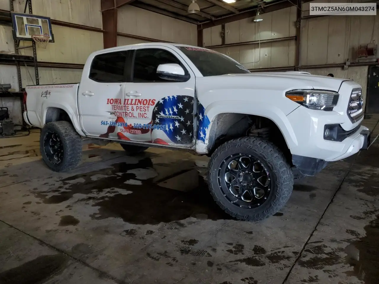 2016 Toyota Tacoma Double Cab VIN: 3TMCZ5AN6GM043274 Lot: 56405165