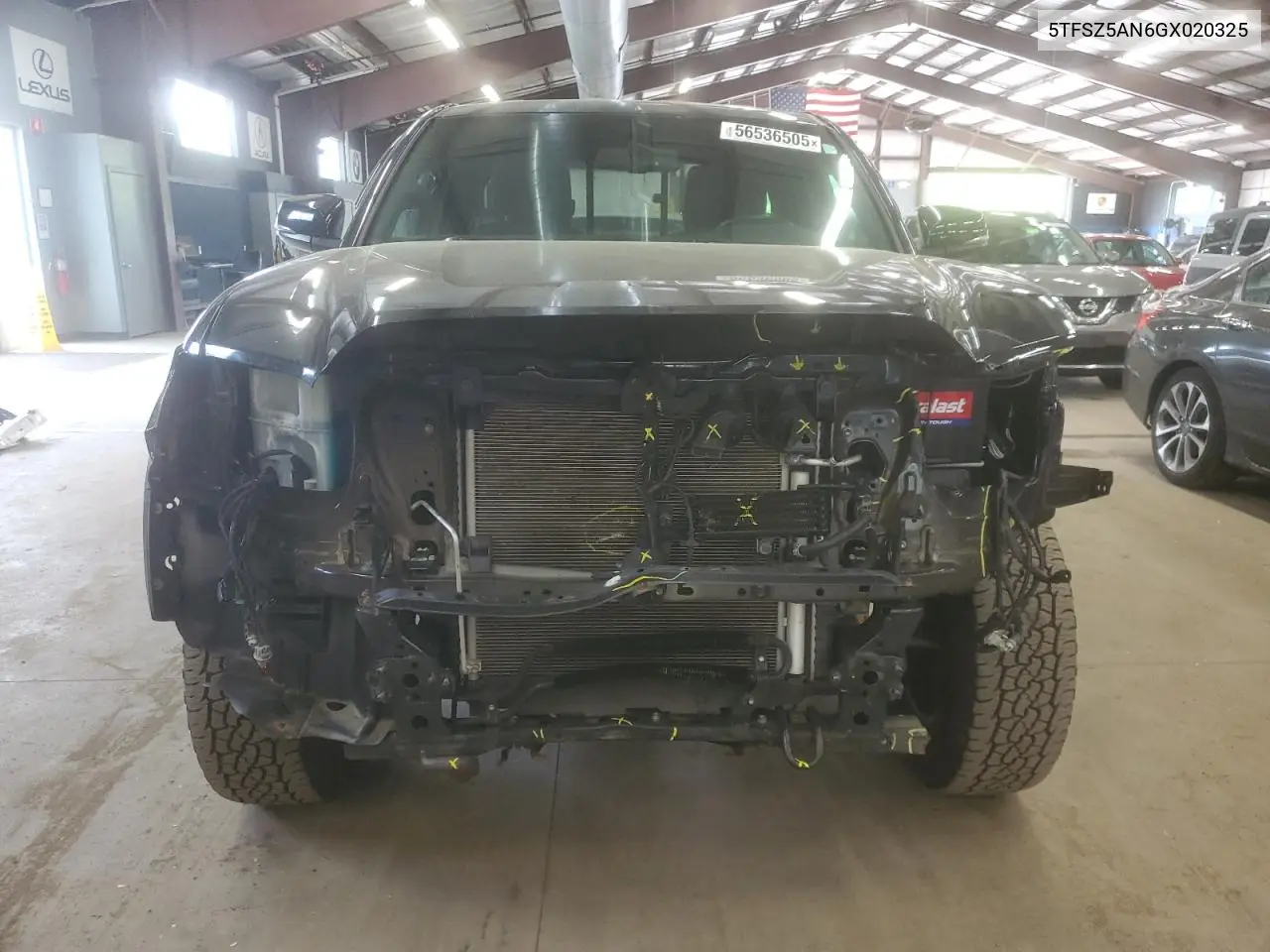 2016 Toyota Tacoma Access Cab VIN: 5TFSZ5AN6GX020325 Lot: 56536505