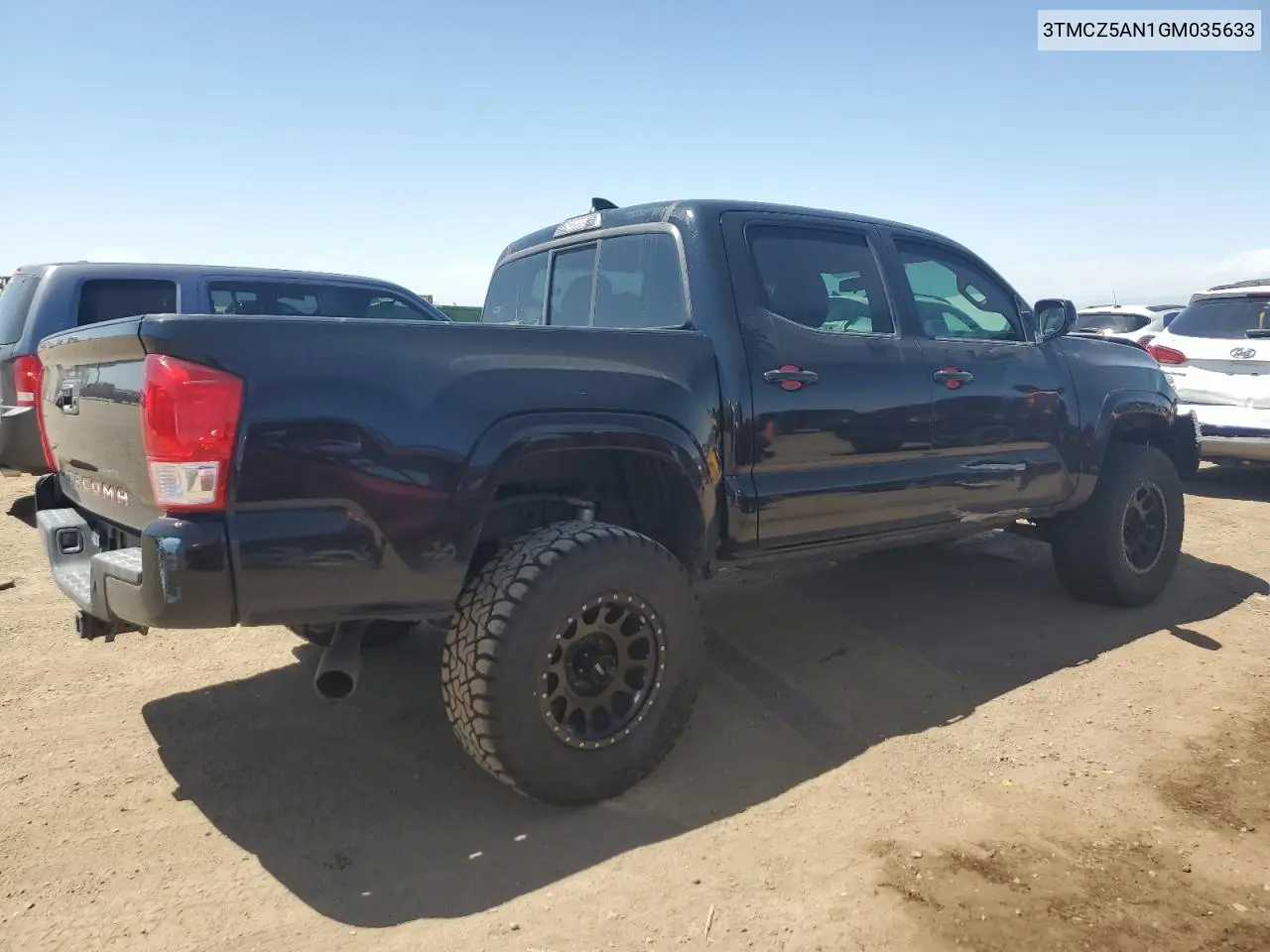 2016 Toyota Tacoma Double Cab VIN: 3TMCZ5AN1GM035633 Lot: 56779655