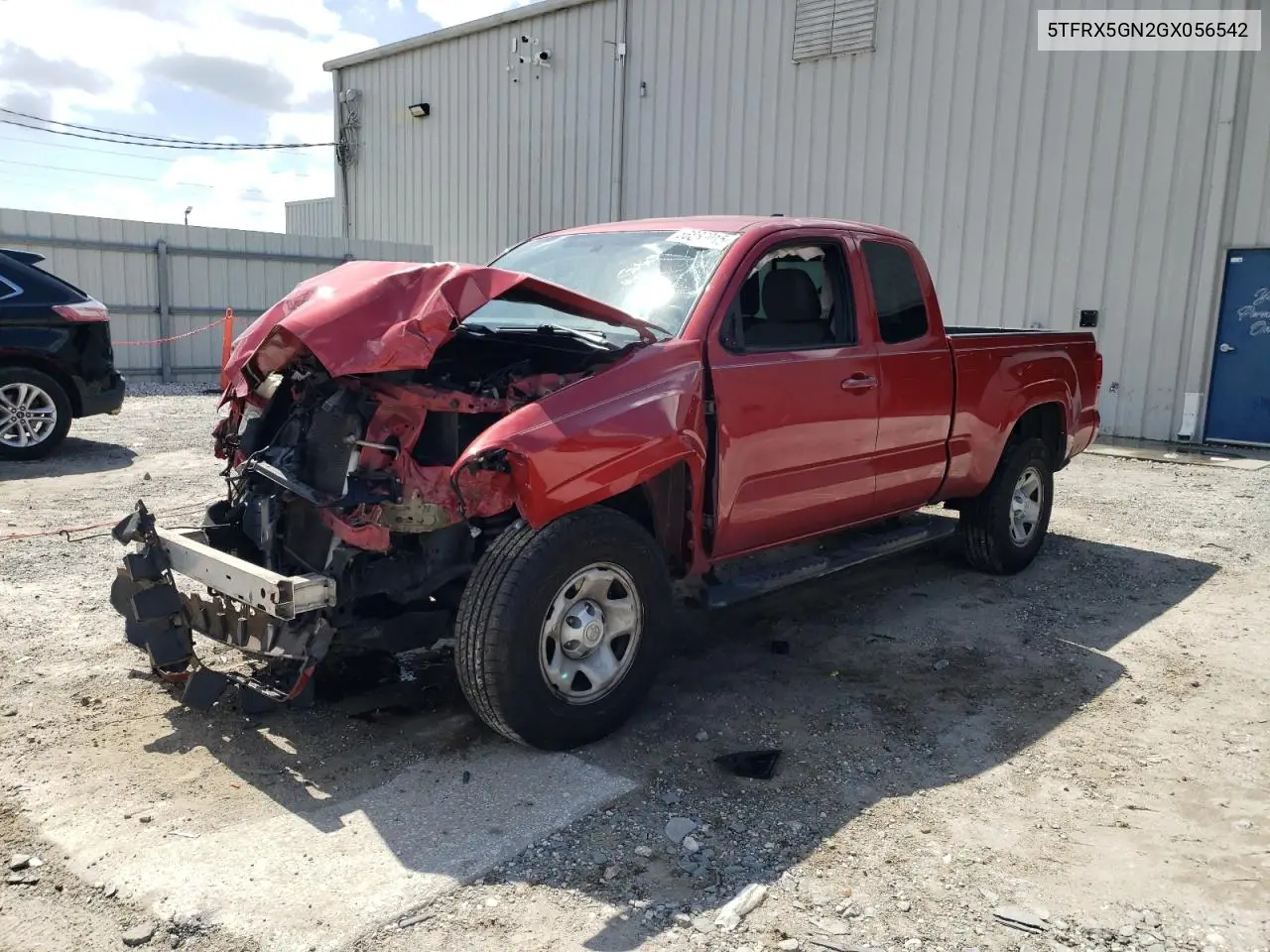2016 Toyota Tacoma Access Cab VIN: 5TFRX5GN2GX056542 Lot: 56863015